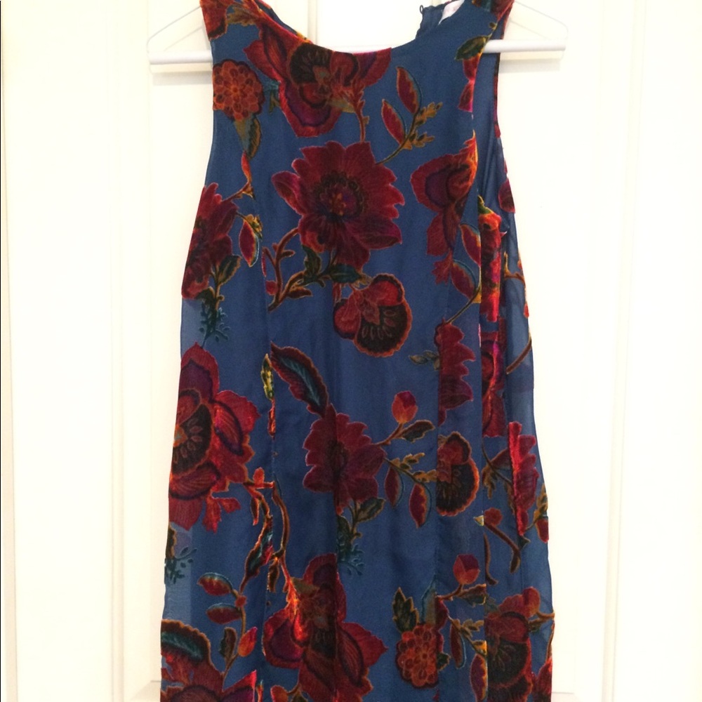 Blue Floral dress